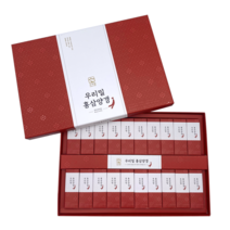우리밀 [우리밀] 홍삼양갱세트 900g(45g*20개입) 부모님 선물 프리미엄 고급 홍삼 양갱 저감미당