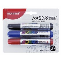 [감동] 모나미 2.0 보드마카 흑청적 3색세트, 보드마카 2.0 흑청적 세트