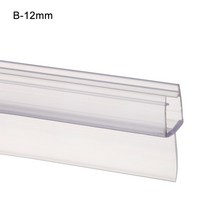샤워부스물막이 목욕 샤워 스크린 도어 씰 스트립 배플 4 12mm 갭 창 고무 웨더 가정용 욕실 용품, [08] B-12mm