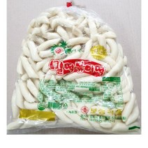 [더착한푸드]밀떡볶이 소(보성 2K) 식자재마트 대용량 업소용 떡볶이 떡복이 밀떡볶이 분식재료 추억의떡볶이, 2kg, 1개