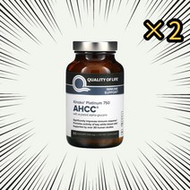 키노코 플래티넘 AHCC 750mg 표고버섯 60캡슐 2통, 1개, 기본