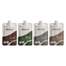 [3+1] 플라이밀 단백질 라떼 쉐이크 45g 28포 1260g (28개입), 4개(초코2+블랙2)