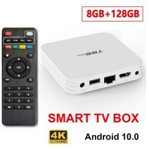 스마트 tv박스 셋톱박스 와이파이 안드로이드IPTV 박스 t95 미니 스마트 TV 안드로이드 10.0 쿼드 코어 2.4, 02 8GB-128GB_02 US Plug