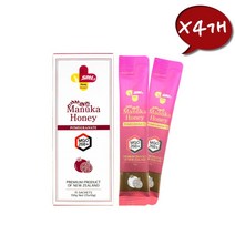 [뉴질랜드직배송] SPH 스틱꿀 천연 석류 + 뉴질랜드 마누카꿀 MGO 268+(UMF 10+) 10g*15개 (150g Net)_X4, 1개