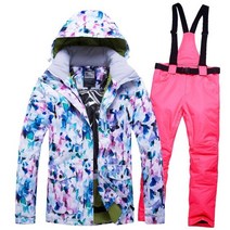 남자보드복 겨울 스키 정장 여성과 남성 스키 재킷 바지 눈 따뜻한 방수 방풍