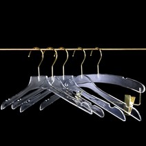 아크릴 옷걸이 투명 옷걸이 바지걸이 어린이 성인 2color, 베이직 아크릴  올인원 34 실버, 1개