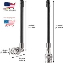 2PCS 1/4 Wave Antenna for 슈어 Shure SLX BLX U4S U4D UR & More. 470 to 752Mhz
