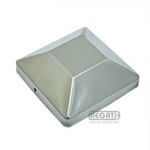 NA 포스트캡 DFC44R 실버 100mm 펜스 시공 기둥 보호캡 In5_7979