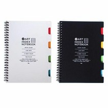 ibis 4아트 인덱스 노트 스프링 라인 1박스 80개입, 단품