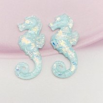 12Pcs Kawaii 귀여운 혼합 만화 해마 FlatBack 수지 카보 숑 Scrapbooking DIY 쥬얼리 공예 장식 액세서리 G64, 03 D