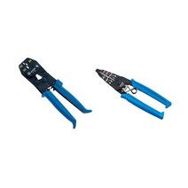 Hozan P-736 Crimping Tool (For Insulated Closed Terminals) Pliers Compact but Lightweight Grip Size, Wire Stripper Millimeter Wire