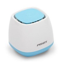 차량용 헤파필터 공기청정기 음이온 USB 탁상용, 블루