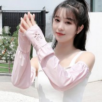 파미바미 PMJ0017 자외선차단 여름 골프팔토시 등산 여성 쿨토시 자전거 냉감 테니스 암슬리브, 03번.핑크+그레이, 03번.핑크+그레이