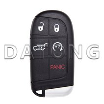 호환 Datong Wold 자동차 키 쉘 케이스 그랜드 저니 RAM 충전기 챌린저 듀랑고 교체 하우징 커버, 08 4Plus1 BT SUV_01 2 버튼