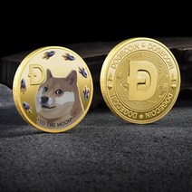 도지코인 가상화폐 기념주화 모형 코인 실버