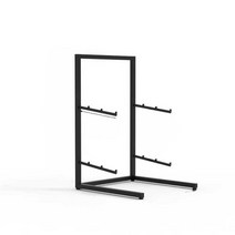 스노우보드 거치대 랙 디스플레이 진열대 보관대, 발패드O 블랙2층(2개고정)50x50x75CM