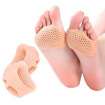 PKFARM 실리콘 발바닥 보호 쿠션 1SET 앞꿈치 패드, 화이트