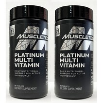 Muscletech Platinum MULTIVITAMIN 플래티넘 멀티비타민 90정 X 2팩