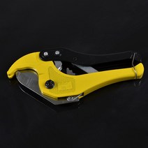 PVC파이프 PE 관 PPR 호스 절단기 파이프커터 칼 가위기 빨리 자르는 2124289239, 엘로우 빨리 자르는 42mm