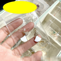 더플랜 여행 포장 반지 팔찌 미니지퍼백 케이스 두꺼운 주머니, 18x15 지퍼 34수(100개 지퍼 잠금)