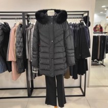 막스카라 HY 폭스털카라 구스패딩자켓 M24TDJ813ME