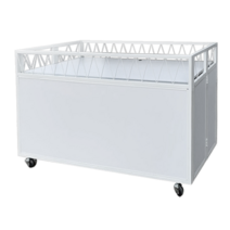 W매대(600)블랙 이동형 접이식 흰색 진열대 선반 가판대 프리마켓, W매대(900) 블랙