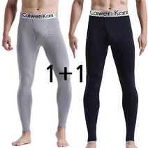 한겨울에도 따뜻하게 남성용 기모 레깅스 2장