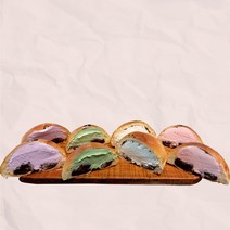 우리밀 생크림단팥빵 2개입 딸기크림 녹차크림 블루베리크림 천년누리전주빵 전주명물 전주빵집 통팥앙금, 생크림단팥빵4총사(4개)