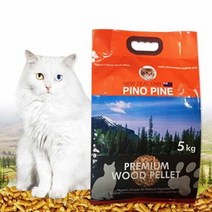 [바니펫]고양이 화장실모래 피노파인 우드펠렛 5kg, 단일속성