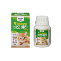 일동펫 비오비타 강아지 장건강 유산균 60g, 고양이 유산균 60g