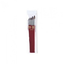 화홍 수채화붓 No.771(R) 6본조 Set, 단품
