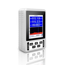 방사능 측정기 라돈 전자파 핵 방사선 검출기 가이거 계수기 X-광선 - 광선 - 광선 검출 도구 실시간 평균 누적 선량 방사성 테스터, [02] White