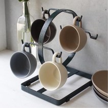 세련된 신혼부부 테이블웨어 컵걸이 찻잔거치대, 종류_화이트