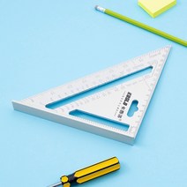 툴존 목공용 삼각자(18cm) 직각자, 단품, 1개