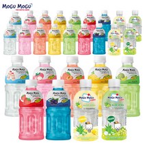 모구모구 프리미엄320ml 요거트 3개+리치 3개+복숭아 3개+파인애플 3개+멜론 3개+딸기 3개+블랙커런트 3개+큐브 레몬 3개+큐브 청포도 3개 (총27개) 어린이주스음료수과일