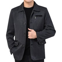 ZZJJC 남성코트 기모상의 남성비즈니스자켓 캐주얼자켓