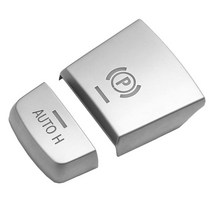 ABS 크롬 전자 핸드 브레이크 P 버튼 장식 커버 적용하다용BMW F10 F07 F01 X3 F25 X4 F26 F11 F06 X5 F15 X6 F16 자동차 액세서리, 하나, 은