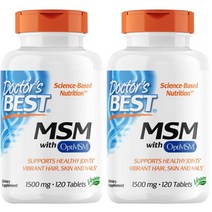닥터스베스트 MSM 1500mg 타블렛 120정 2개