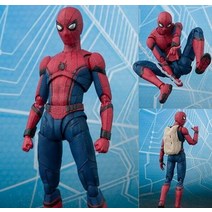 15cm 마블 스파이더 맨 홈 오는 BJD 스파이더 맨 슈퍼 영웅 그림 모델 장난감 소년, 소매 패키지 포함