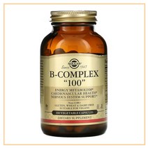 Solgar B-Complex 100 솔가 복합 비타민 B 100베지캡슐