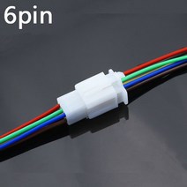 1 세트 2.8mm 2/3/4/6/9 핀 자동차 빠른 연결 전기 와이어 커넥터 남성 여성 케이블 터미널 플러그 키트 오토바이, 04 6 pin