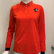 동아수성점 그린조이 심플해서 더욱 깔끔한 여성 긴팔 티셔츠 GM19KP21W, 주황색