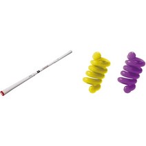 138740 ElitegripS 1스피드 스윙 연습용 배트, 블랙(길이: 45.75인치 무게: 345g), 스윙 연습기 세트