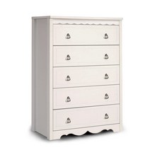 미자크 화이트 5단서랍장 / 수납장 옷서랍장 틈새 모던 빈티지 인테리어 800, 화이트(물결)