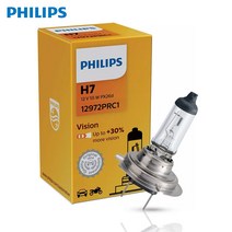 필립스 H7 쌍용 (뉴) 카이런 티볼리(AIR/ARMOUR) 베리뉴/리스팩 티볼리 순정형 프리미엄 할로겐 전조등 자동차 전구 12972PRC1 12V 55W PX26D