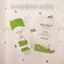 아가방 [유아 스킨 케어] 무기 자외선 차단 포뮬라로 순한 데일리 선 스틱! 베이비 유아 에코뮤 선크림 선 스틱 SPF33 PA+++ NC충장, 1개