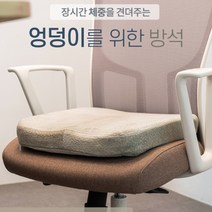 II0lI두꺼운 메모리폼방석 예쁜 식탁방석 사무실 수험생 골반 쿠션 사각 책상의자방석［lI］, 네이비