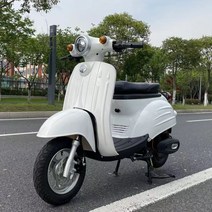 스쿠터50cc 새로운 레트로 전기 자동차 vespa 그물 빨간색 배터리 자동차 작은 전기 오토바이 6072V 꿀벌 스쿠터, A, A