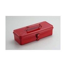 TOYO T-320 Steel Toolbox Trunk Shape Black, Red