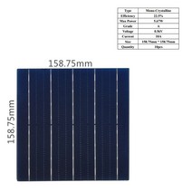 캠핑카 태양광 패널 고정 300w 600w 단결정 태양 전지 A 등급 PERC 22% 고효율 DIY 패널 충전기 10 개/개, 04 다크 블루